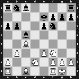 1961 Baku ch-URS – Round 8 – Shamkovich, Leonid – 1/2-1/2 – Keres, Paul Petrovich – G78