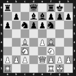 1961 Baku ch-URS – Round 11 – Kholmov, Ratmir D – 1/2-1/2 – Tal, Mikhail – G103