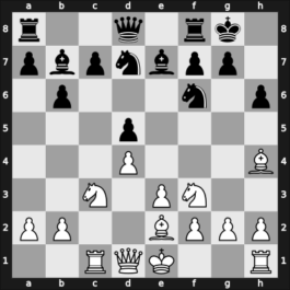 1961 Baku ch-URS – Round 12 – Taimanov, Mark E – 1-0 – Nezhmetdinov, Rashid – G112