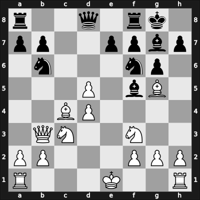 1961 Baku ch-URS – Round 14 – Tal, Mikhail – 1/2-1/2 – Lein, Anatoly – G133