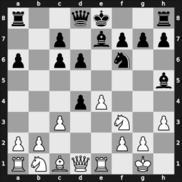 1961 Baku ch-URS – Round 16 – Shamkovich, Leonid – 1-0 – Spassky, Boris Vasily – G153