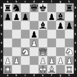1961 Baku ch-URS – Round 17 – Taimanov, Mark E – 1-0 – Vladimirov, Boris T – G156