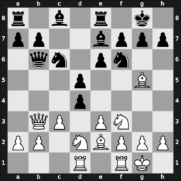 1961 Belgrade – Round 1 – Trifunovic, Miroljub – 1/2-1/2 – Averbakh, Yuri L – G11