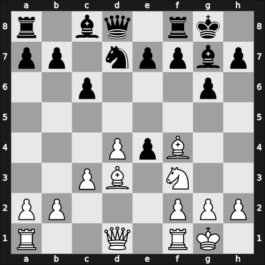 1961 Belgrade – Round 1 – Keres, Paul – 1/2-1/2 – Matulovic, Milan – G12