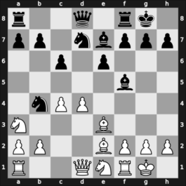 1961 Belgrade – Round 1 – Parma, Bruno – 1/2-1/2 – Pavlenko, Oleg – G23