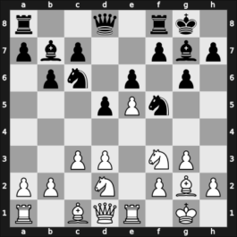 1961 Belgrade – Round 1 – Petrosian, Tigran A. – 1-0 – Trifunovic, Petar – G35