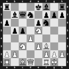 1961 Belgrade Open – Round 1 – Njegovan, Duzan – 1/2-1/2 – Sokolov, Vladimir – G3
