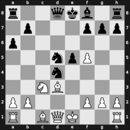 1961 Belgrade Open – Round 2 – Matanovic, Aleksandar – 1-0 – Perez Perez, Francisco Jose – G8