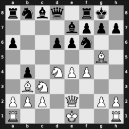 1961 Belgrade Open Belgrade YUG – Round 4 – Vasiukov, Evgeni – 1/2-1/2 – Gligoric, Svetozar – G9