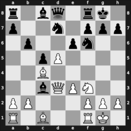 1961 Bled – Round 4 – Geller, Efim P – 1/2-1/2 – Tal, Mikhail – G40