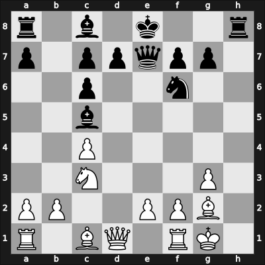 1961 Bled – Round 5 – Pachman, Ludek – 0-1 – Keres, Paul Petrovich – G46