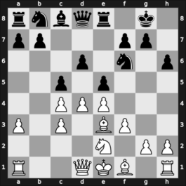 1961 Bled – Round 5 – Tal, Mikhail – 1-0 – Matanovic, Aleksandar – G49