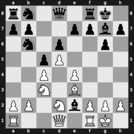 1961 Bled – Round 6 – Trifunovic, Petar – 1/2-1/2 – Ivkov, Borislav – G62
