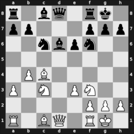 1961 Bled – Round 7 – Bisguier, Arthur B – 1/2-1/2 – Parma, Bruno – G65