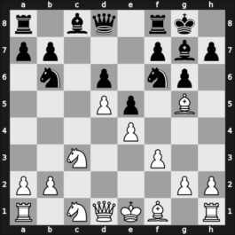 1961 Bled – Round 8 – Petrosian, Tigran A. – 1-0 – Najdorf, Miguel – G75