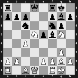 1961 Bled – Round 11 – Pachman, Ludek – 1/2-1/2 – Fischer, Robert J – G100