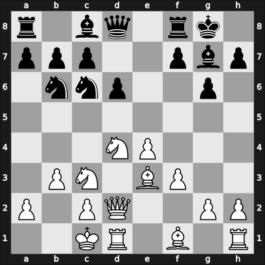1961 Bled – Round 11 – Matanovic, Aleksandar – 1/2-1/2 – Udovcic, Mijo – G105