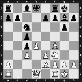 1961 Bled – Round 12 – Gligorić, Svetozar – 1/2-1/2 – Olafsson, Fridrik – G113