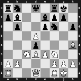 1961 Bled – Round 15 – Najdorf, Miguel – 1/2-1/2 – Pachman, Ludek – G132