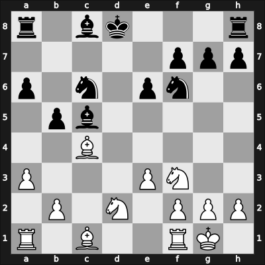 1961 Bled – Round 15 – Trifunovic, Petar – 1/2-1/2 – Petrosian, Tigran A. – G140