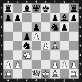 1961 Bucharest GMT 5th – Round 6 – Marsalek, Josef – 1/2-1/2 – Drimer, Dolfi – G25