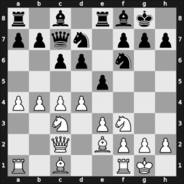 1961 Budapest ch-HUN – Round 1 – Barcza, Gedeon – 1/2-1/2 – Flesch, Jean-benoit – G6