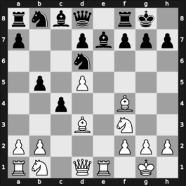 1961 Budapest ch-HUN – Round 1 – Molnar, Illes – 1/2-1/2 – Flesch, Jean-benoit – G54