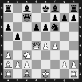 1961 Budapest ch-HUN – Round 1 – Dely, Peter – 1/2-1/2 – Lengyel, Laszlo – G72