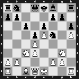 1961 Budapest ch-HUN – Round 1 – Haag, Ervin – 1/2-1/2 – Dely, Peter – G82