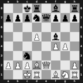 1961 Budapest ch-HUN – Round 1 – Szollosi, Laszlo – 1/2-1/2 – Bilek, Istvan – G86
