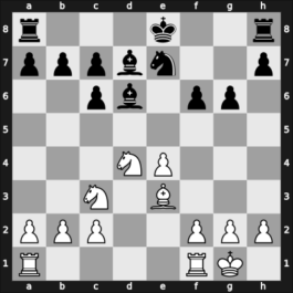 1961 Budapest ch-HUN – Round 1 – Molnar, Illes – 1/2-1/2 – Pogats, Jozsef Jr. – G87