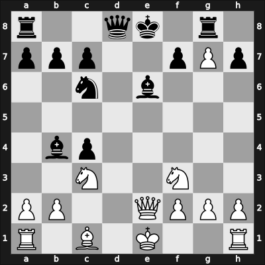 1961 Budapest ch-HUN – Round 1 – Varnusz, Egon – 1/2-1/2 – Kluger, Gyula – G93