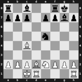 1961 Budapest ch-HUN – Round 1 – Haag, Ervin – 1/2-1/2 – Bilek, Istvan – G99