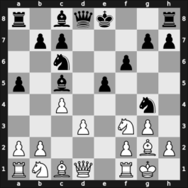 1961 Budapest ch-HUN – Round 1 – Dely, Peter – 1/2-1/2 – Kluger, Gyula – G103