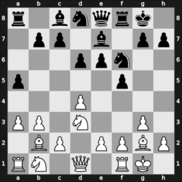 1961 Budapest ch-HUN – Round 1 – Navarovszky, Laszlo – 1-0 – Szollosi, Laszlo – G105