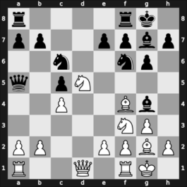 1961 Budapest ch-HUN – Round 1 – Dely, Peter – 1/2-1/2 – Bilek, Istvan – G122
