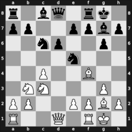 1961 Budapest ch-HUN – Round 1 – Portisch, Lajos – 1-0 – Dely, Peter – G125