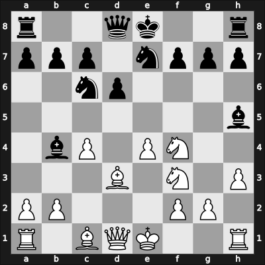 1961 Buenos Aires Villa – Round 1 – Garcia Rodriguez, Raimundo – 1/2-1/2 – Fernandez, Antonio – G9