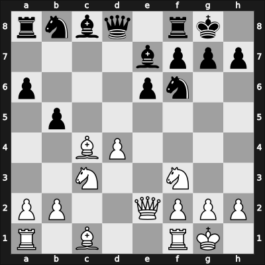 1961 Buenos Aires ch-ARG – Round 7 – Rubinstein, Jose – 0-1 – Luckis, Marcos – G43