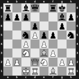 1961 Buenos Aires ch-ARG – Round 12 – Luckis, Marcos – 1/2-1/2 – Alonso-Lej De Las Casas, Fernando – G75