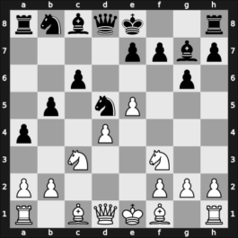 1961 Buenos Aires ch-ARG – Round 13 – Reinhardt, Enrique – 1/2-1/2 – Benko, Francisco – G80