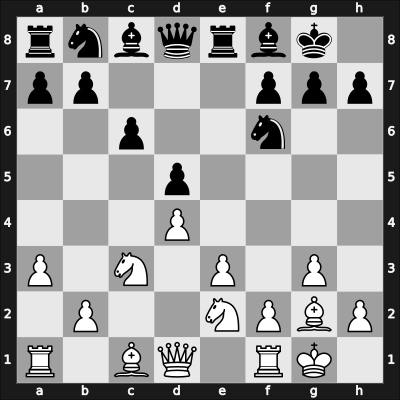 1961 CSR Ch – Round 5 – Ujtelky, Maximilian – 1/2-1/2 – Filip, Miroslav – G43