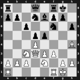 1961 CSR Ch sf – Round 5 – Brychta, Vladimir – 1/2-1/2 – Blatny, Frantisek – G11
