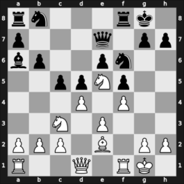 1961 Clare Benedict Cup 08th – Round 4.1 – Clarke, Peter H – 1/2-1/2 – Dueckstein, Andreas – G29