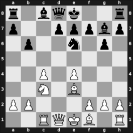 1961 Debrecen – Round 1 – Pogats, Jozsef Jr. – 1/2-1/2 – Haag, Ervin – G4