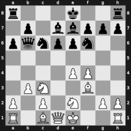 1961 Debrecen – Round 2 – Tarnowski, Alfred – 1/2-1/2 – Lokvenc, Josef – G13