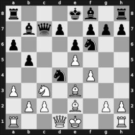 1961 Debrecen – Round 4 – Szily, Jozsef – 1/2-1/2 – Filep, Tibor – G26