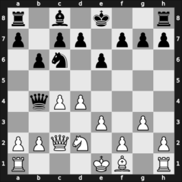 1961 Debrecen – Round 11 – Szily, Jozsef – 1/2-1/2 – Barcza, Gedeon – G73