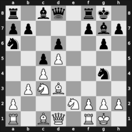 1961 Dortmund – Round 1 – Smyslov, Vladimir – 1/2-1/2 – Eising, Johannes – G3
