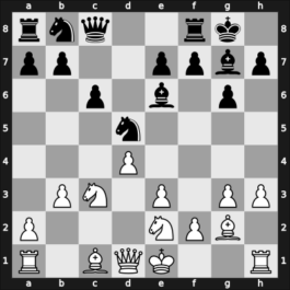 1961 Dortmund – Round 1 – Eising, Johannes – 1/2-1/2 – Taimanov, M. – G8